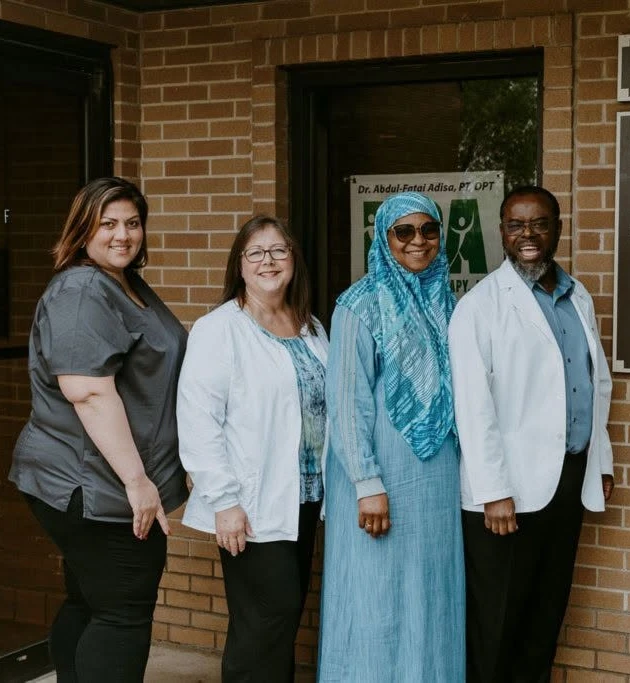 The RCA Physical Therapy team outside the Merrillville clinic