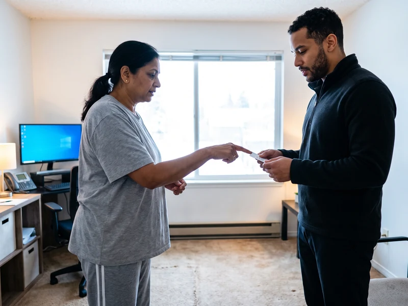 Doctor of Physical Therapy providing vestibular (dizziness) rehabilitation to a patient